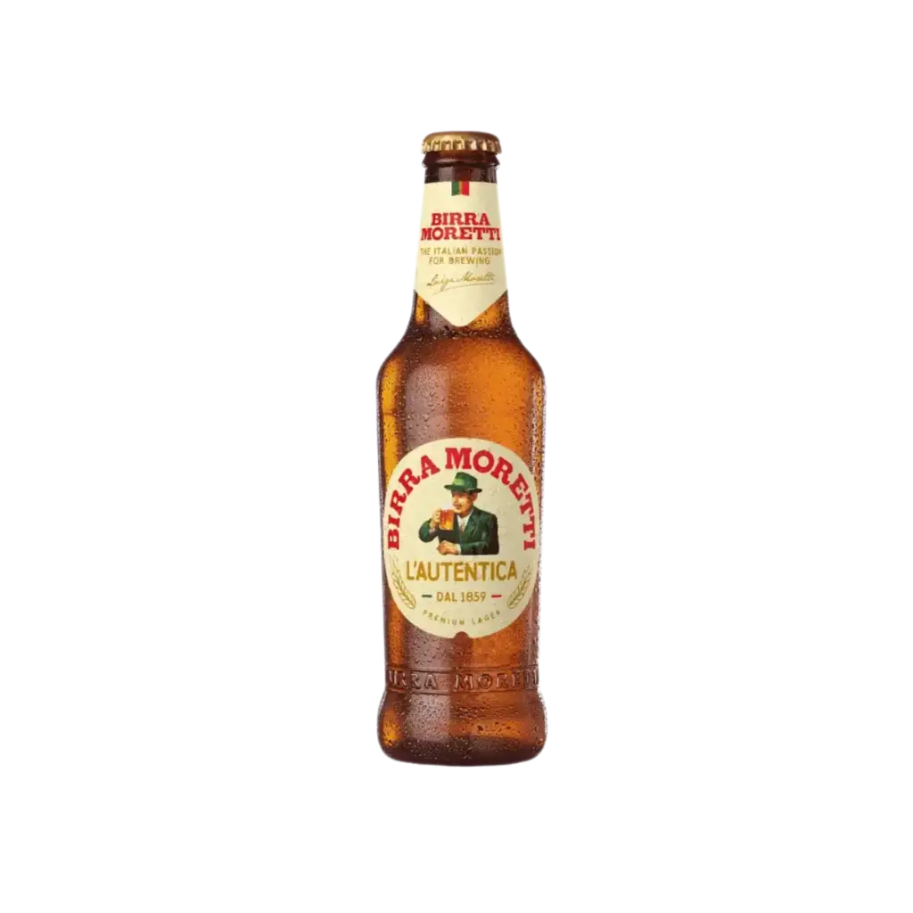 Birra Moretti de receta original 33 cl