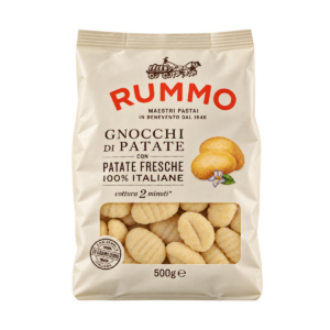 Gnocchi de patata Rummo en paquete de 500 g.