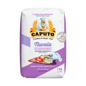 Harina de trigo tipo 0 Nuvola de Mulino Caputo en formato de 1 kg.