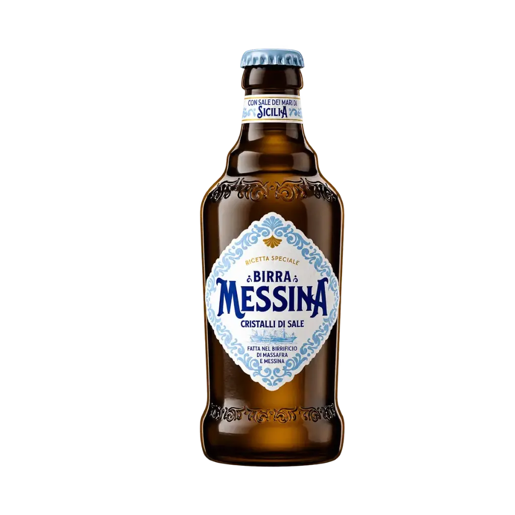 Cerveza Messina Cristalli di Sale en botella de vidrio de 330 ml