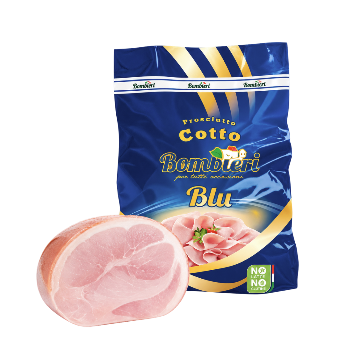 Prosciutto cocido Blu Bombieri en pieza de aproximadamente 8 kg