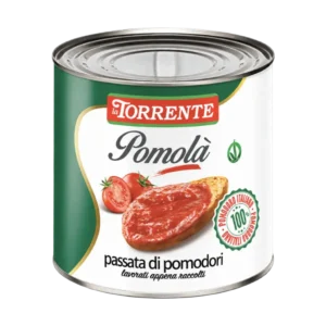 Passata de tomate Pomola La Torrente en lata de 2,55 kg.