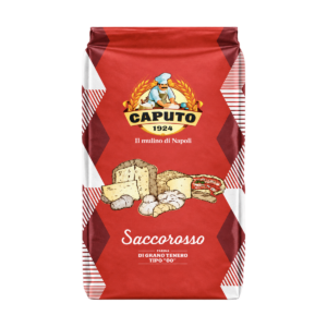 Harina roja Caputo Saccorosso tipo 00 W300-320 de 25 kg