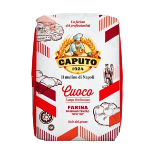 Harina de trigo blando tipo 00 Cuoco de Mulino Caputo en paquete de 1 kg.